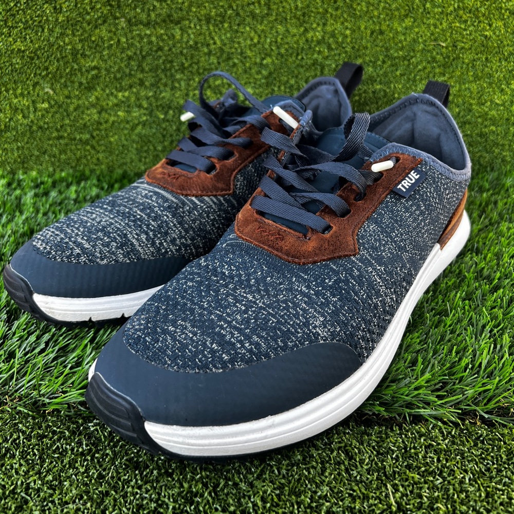 True Links Wear True Lux Knit-Heather Navy Size 12